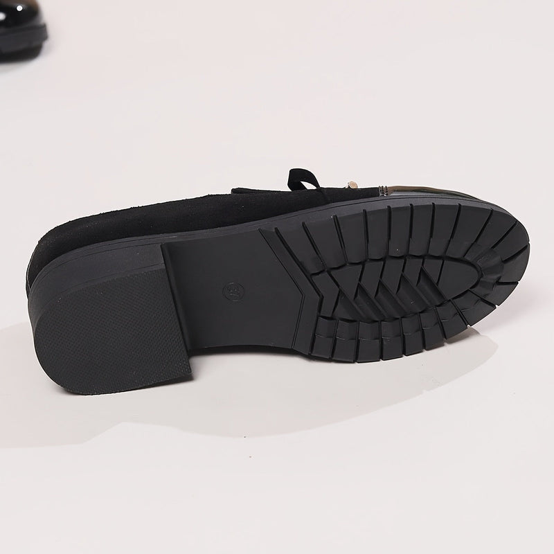 Virna - Elegante Rutschfeste Loafers Mit Schleife