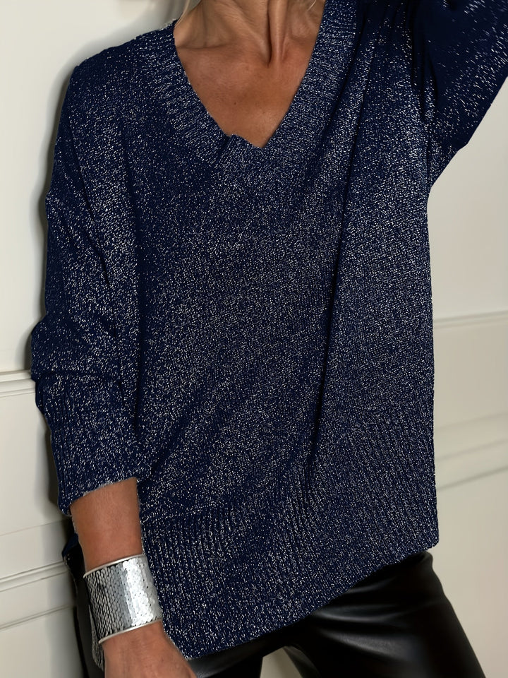 Healy – Strickpullover Mit V-Ausschnitt