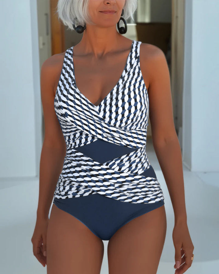 Rachell – Eleganter Crossover Badeanzug