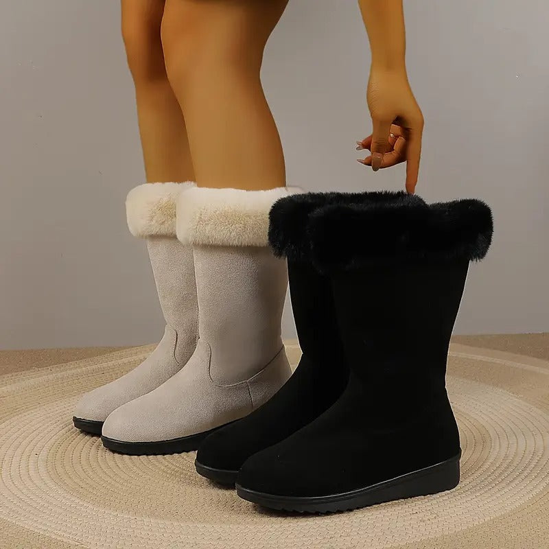 Margaery – Eleganter Halbhoher Stiefel Mit Seitlichem Reißverschluss