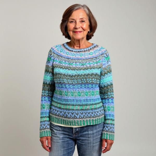 Raffaelaa - Handge Fertigt Woll Pullover