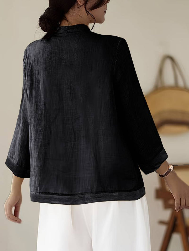 Sigal - Vintage Hemd Mit Lockerer Passform Und Patchwork Gestaltung