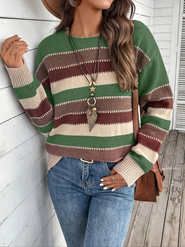 Evdokia - Lässiger Langärmeliger Pulli