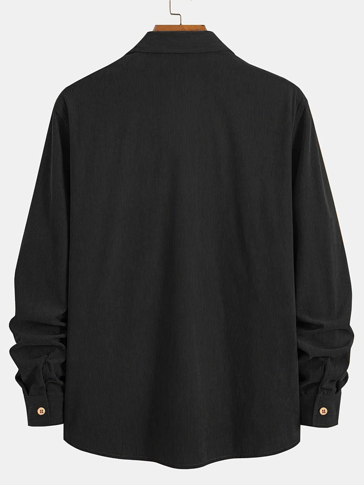 Felipe - Lässiges Hemd Aus Kord Mit Knöpfen