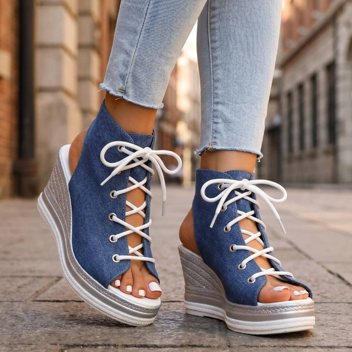 Kanya – Elegante Keilabsatzsandalen