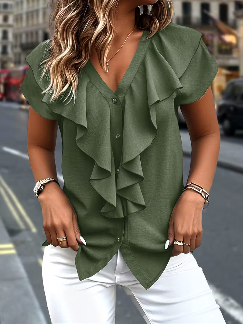 Salma – Bluse im Eleganten Stil