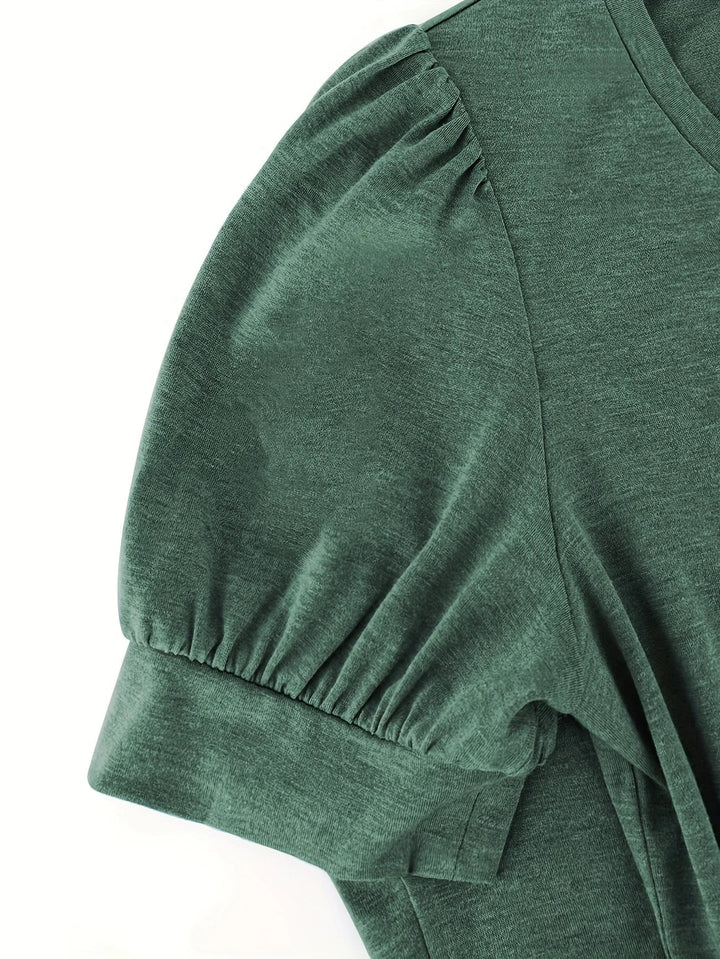 Kizzy – Atmungsaktives T-Hemd Mit Blütenblättern An Den Ärmeln