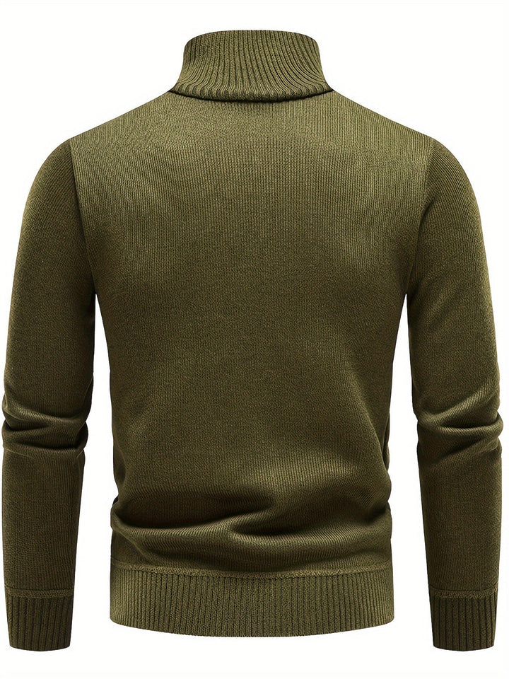 Gerdt – Lässiger Langarm Strickpullover