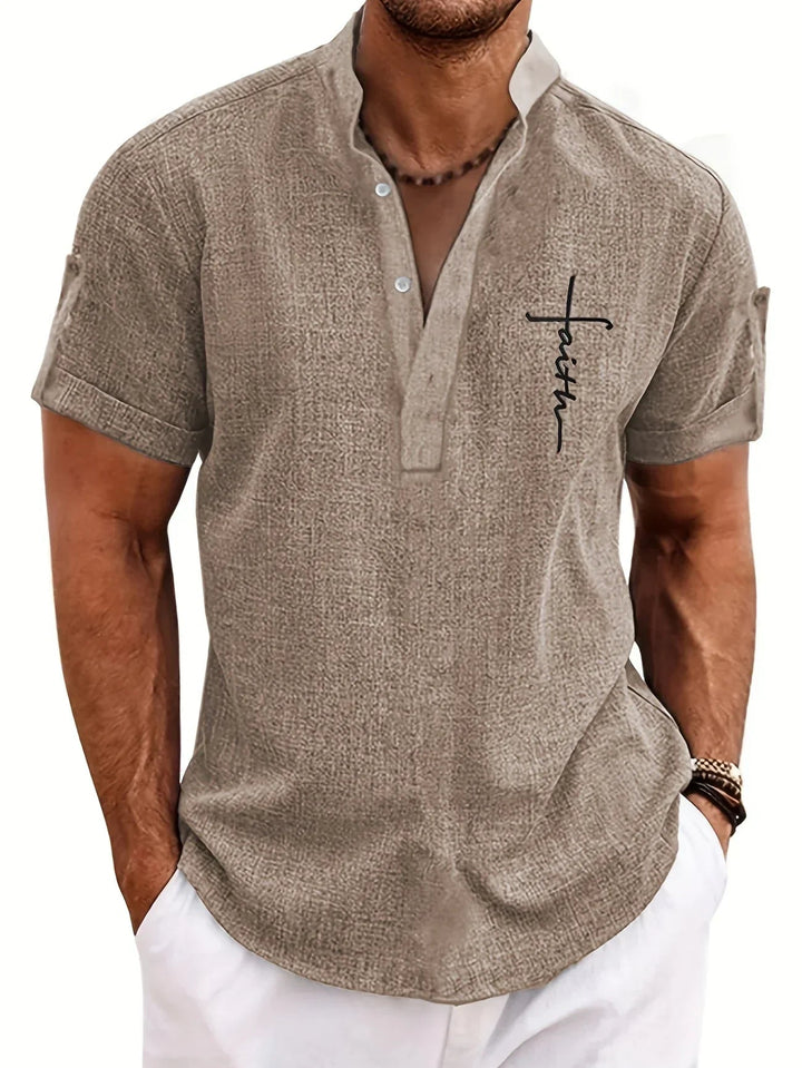 Samuelson - Elegantes Kurzarmhemd Mit Kragen