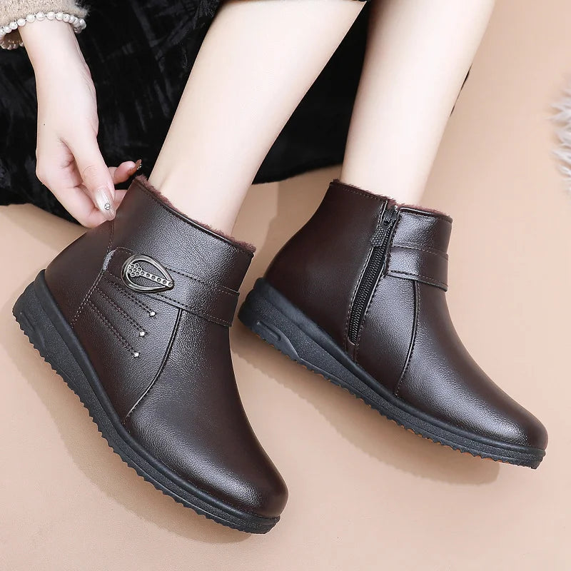 Petruta – Wärme Stiefeletten Aus Wildleder