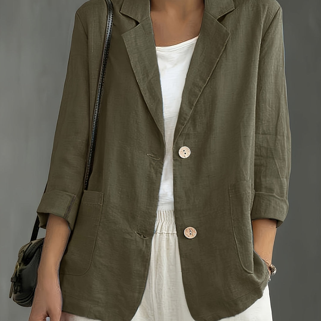 Jayde - Eleganter Baumwollblazer