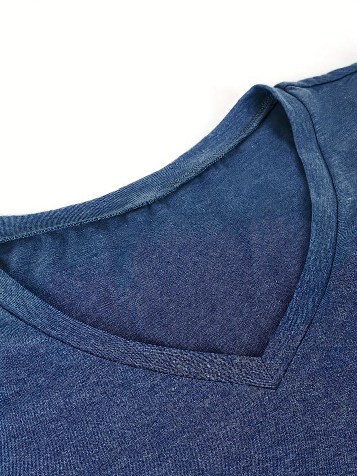 Kizzy – Atmungsaktives T-Hemd Mit Blütenblättern An Den Ärmeln