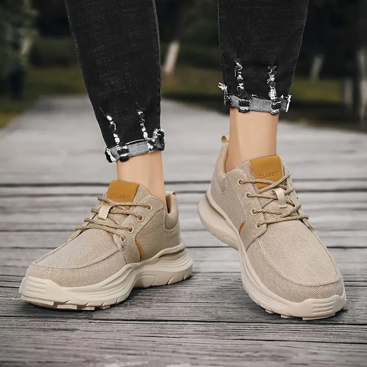 Keidean – Atmungsaktive Schnür-Turnschuhe Aus Canvas