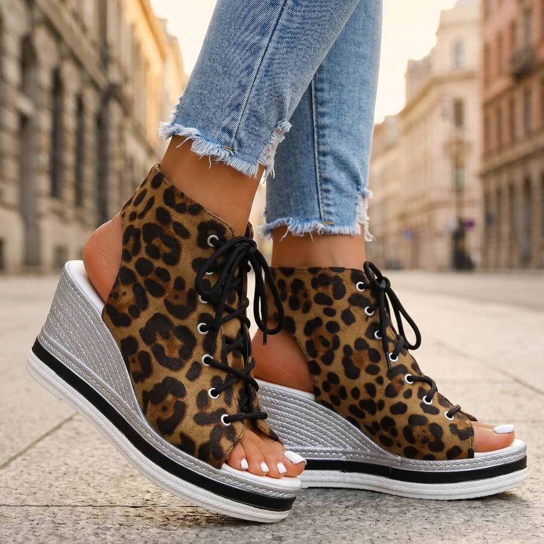 Kanya – Elegante Keilabsatzsandalen