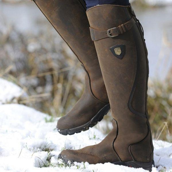 Tharika – Wasserdichte Lederreit Stiefel
