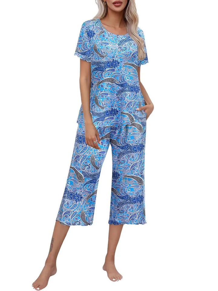 Rashini - Lässiger Pyjama Mit Drucken