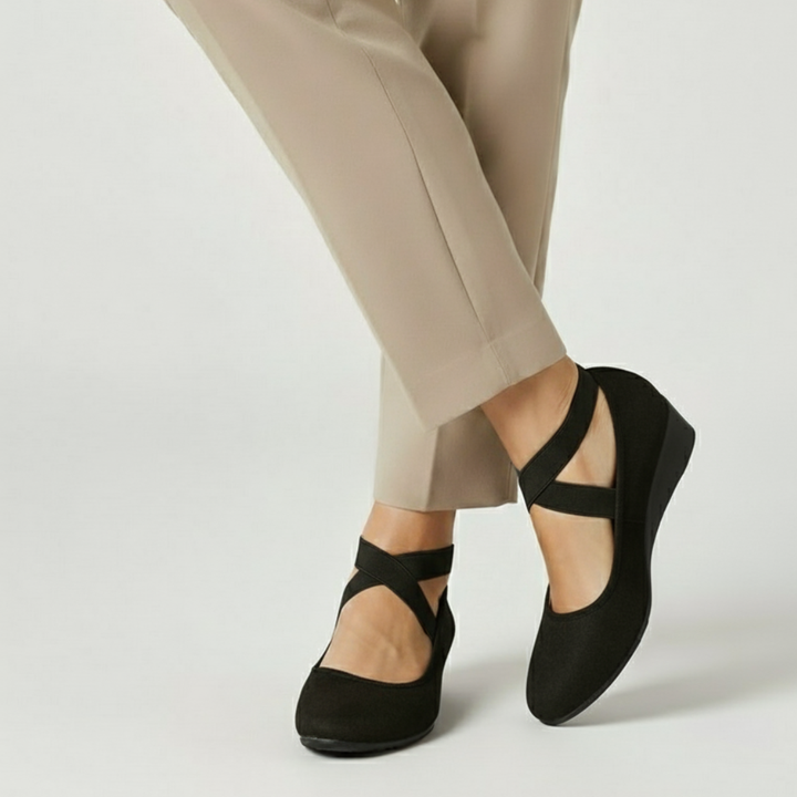 Dalida – Orthopädische Schuhe Mit Gekreuzten Riemen