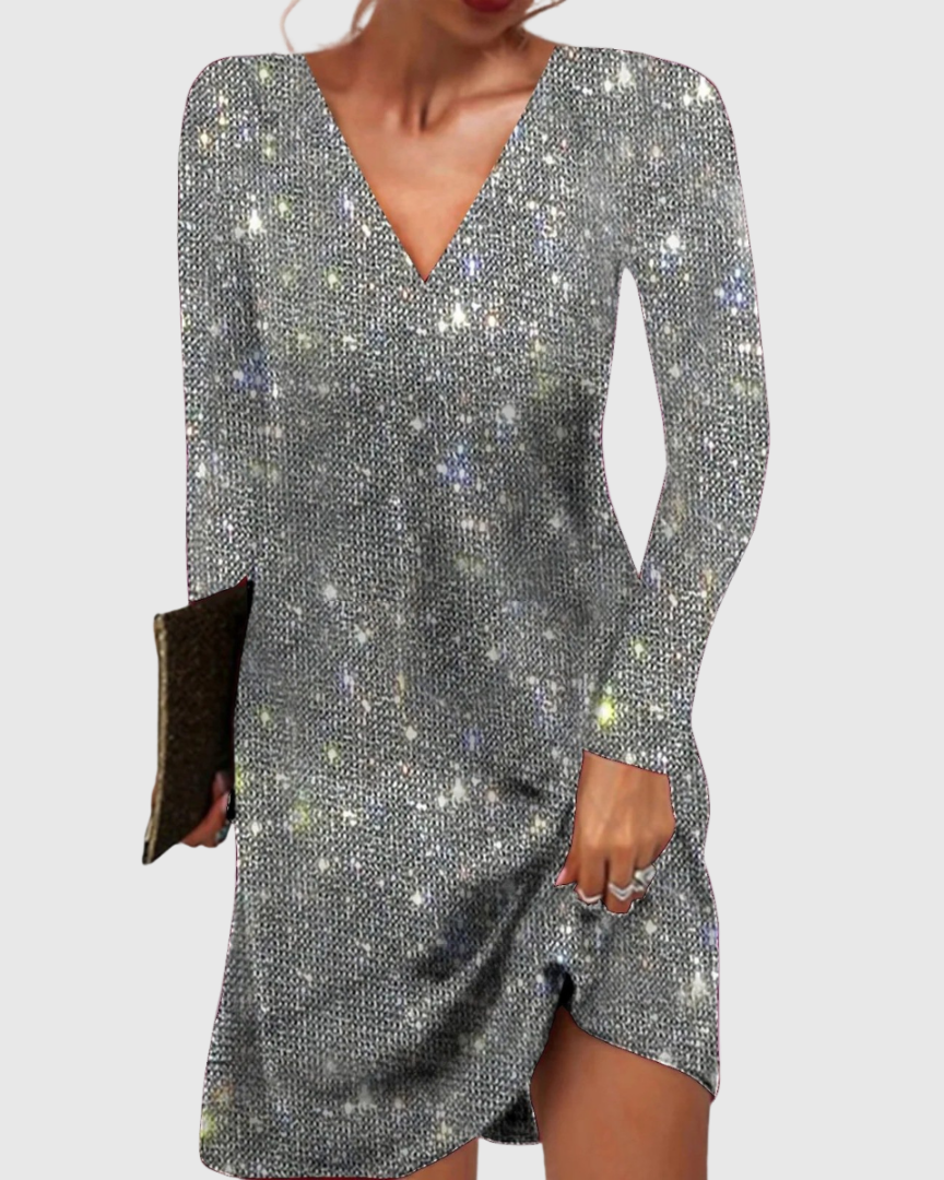 Blazena – Minikleid Mit Pailletten