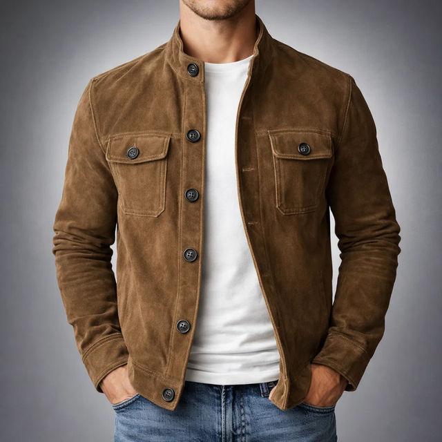 Pranas - Modische Wildleder Jacke