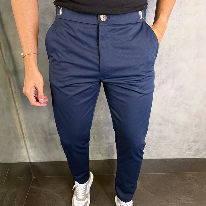 Matan - Klassische Stretch Hose Mit Schmaler Passform