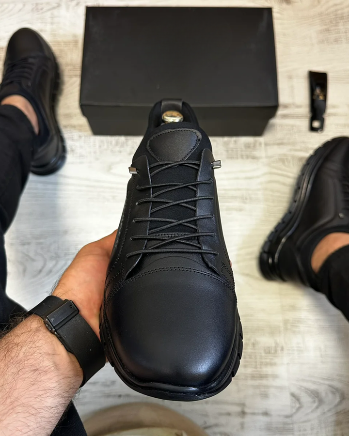 Steffen – Schnürschuhe Aus Leder