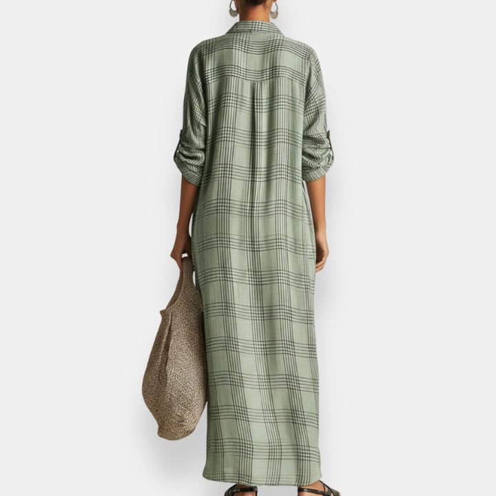 Massiel - Kariertes Hemd Kleid