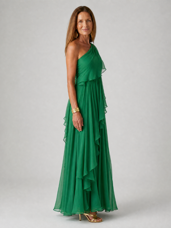 Seyma - Maxi Kleid Mit Rüschen