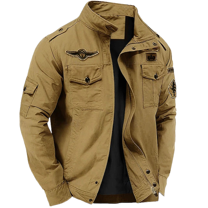 Gusztav – Strukturierte Militär Jacke