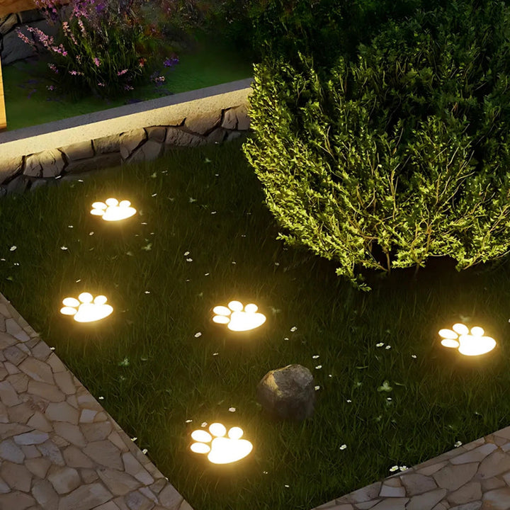 PawGlow – LED-Solar-Gartenleuchte für den Außenbereich