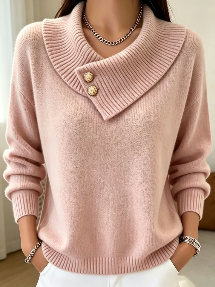Haliza – Gerippter Strickpullover Mit Rollkragen