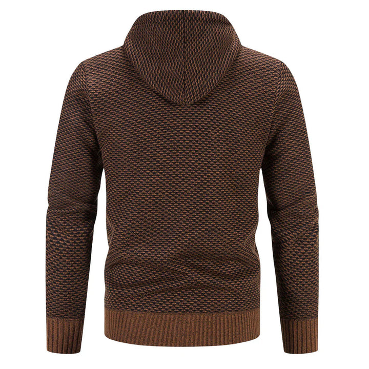Lucien – Langärmeliger Kapuzenpullover Mit Reißverschluss