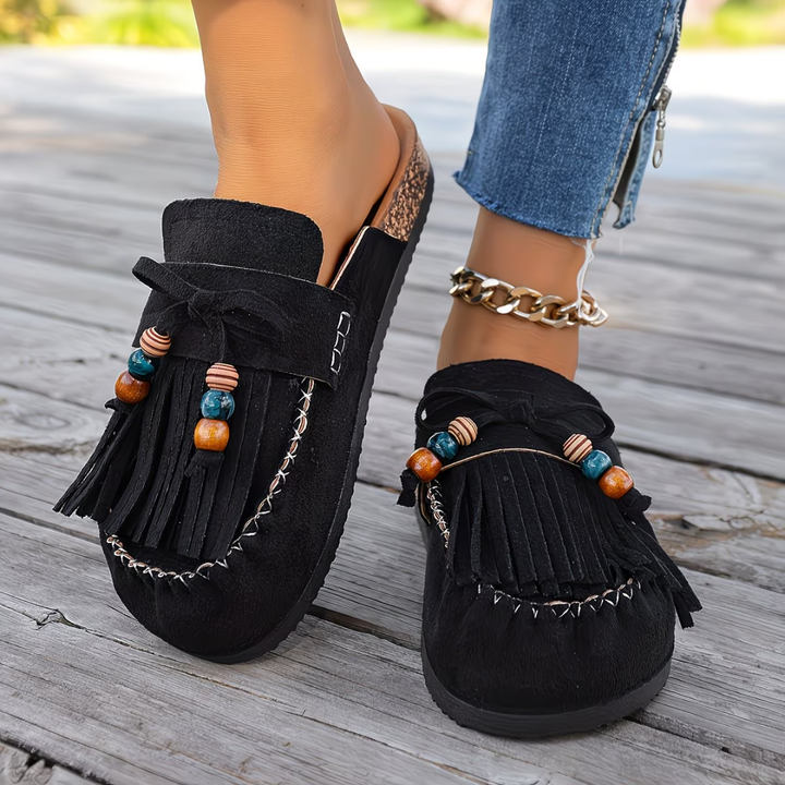 Mehra – Mokassins Aus Wildleder im Bohemian-Stil