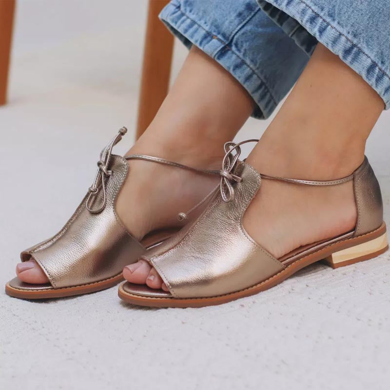 Helgard – Flache Sandalen Zum Schnüren