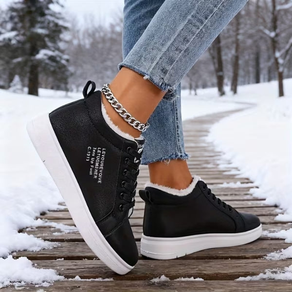 Arlena – Winter Schnürsneaker Mit Fellfutter