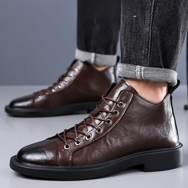 Ailton - Leder Schnürstiefel