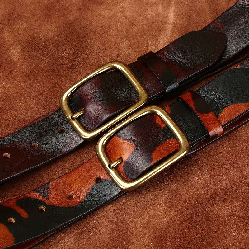 Lacy – Echtleder-Gürtel im Camo