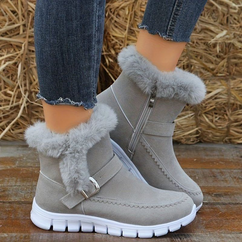 Adriany - Winter Stiefel Mit Dicker Sohle