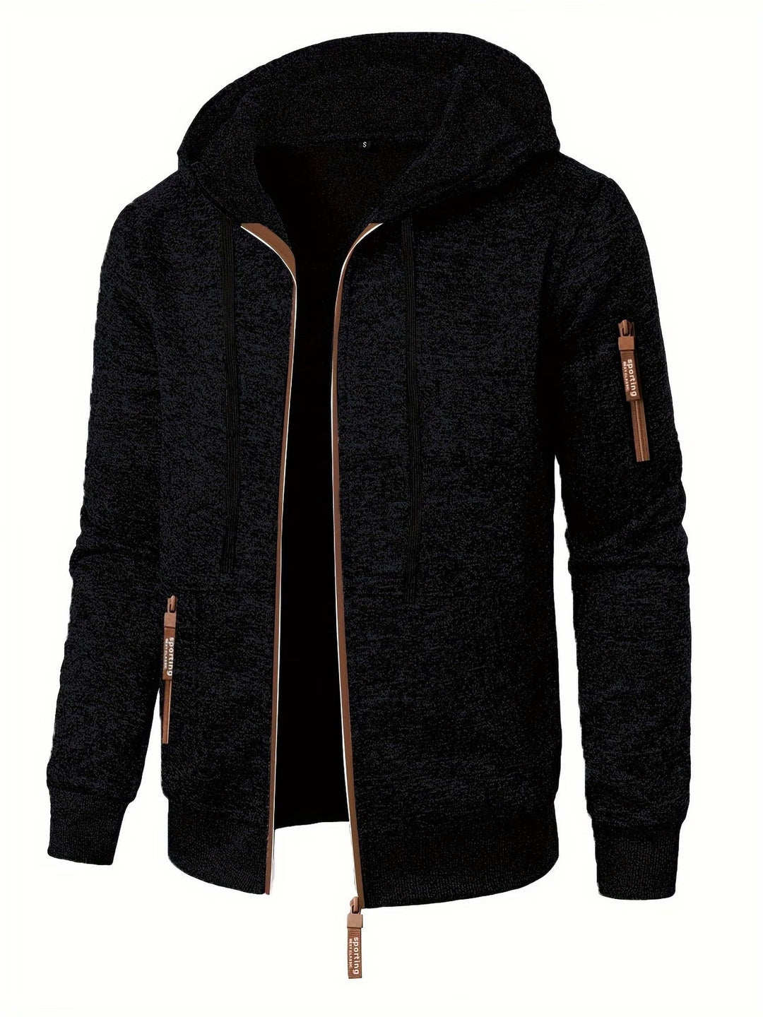 Ewen – Langarm Hoodie Mit Reißverschluss