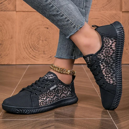 Orly - Atmungsaktiver Mesh Schnürloafer