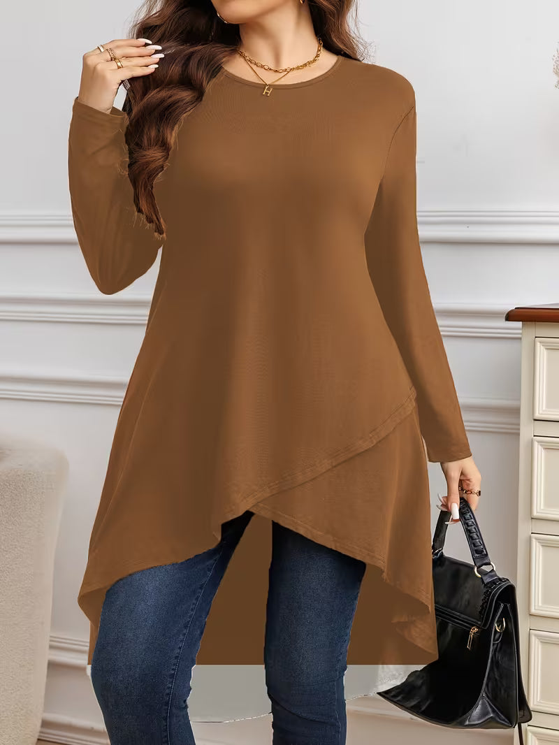 Neasa – Elegantes Langarm-T-Hemd
