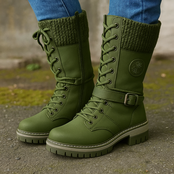 Carolina – Seitlichem Reißverschluss Twist-Stiefel