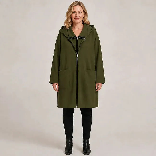 Cerina – Mittellange Kapuzen Jacke