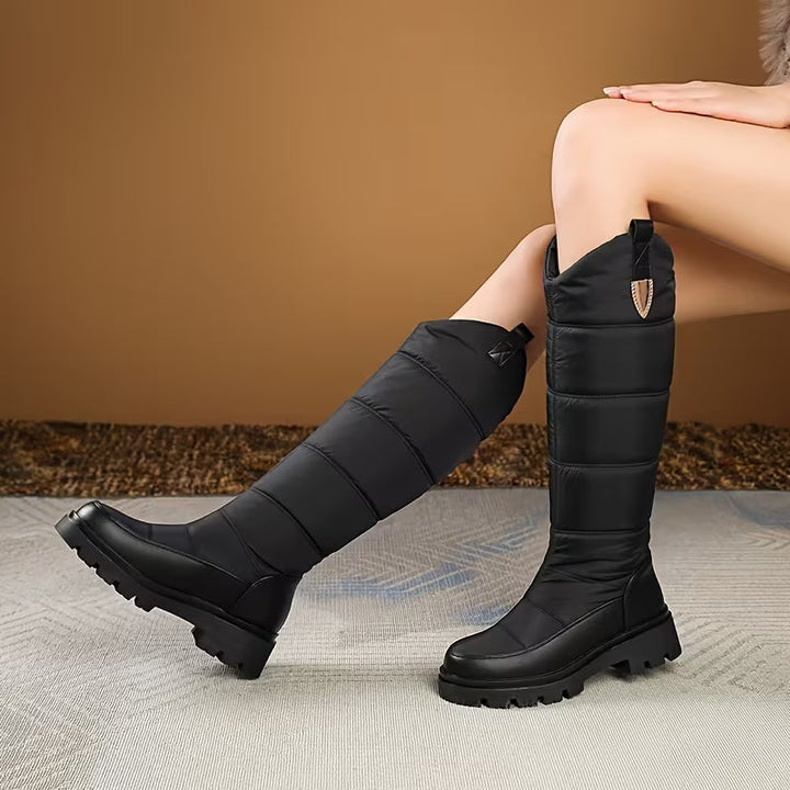 Menna – Winter-Kniehohe Stiefel Mit Rutschfester Sohle
