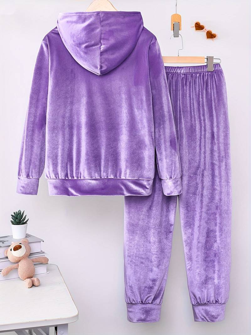 Tiferet - Elegantes Set Aus Kapuzen Pullover Und Hose