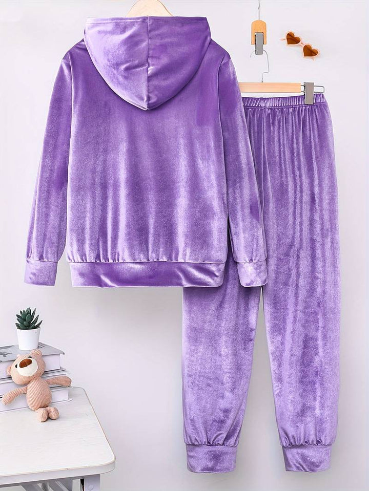 Tiferet - Elegantes Set Aus Kapuzen Pullover Und Hose