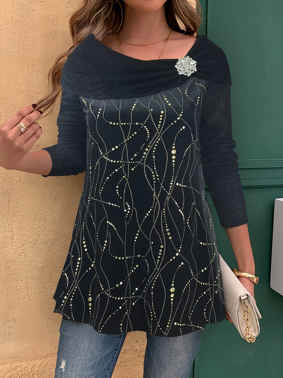 Hedda – Elegante Bluse Mit Schulterfreiem Ausschnitt