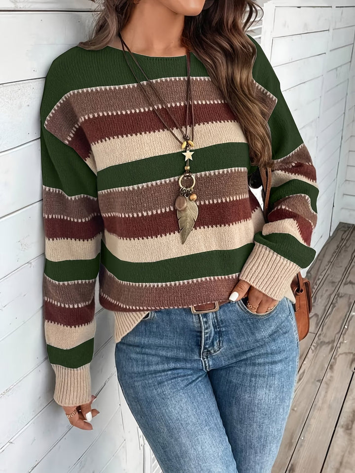 Fadina – Langärmeliger Strickpullover