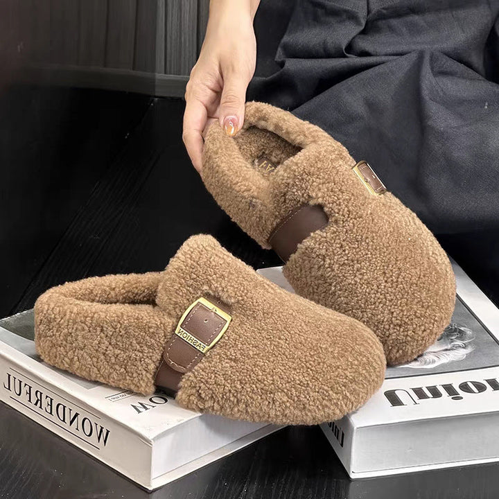 Zilvia – Warme Lammwoll Schuhe Im Märchenstil