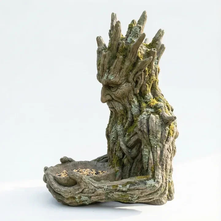NatureHold – Eine in Einen Baum Integrierte Skulptur Zur Vogelfütterung