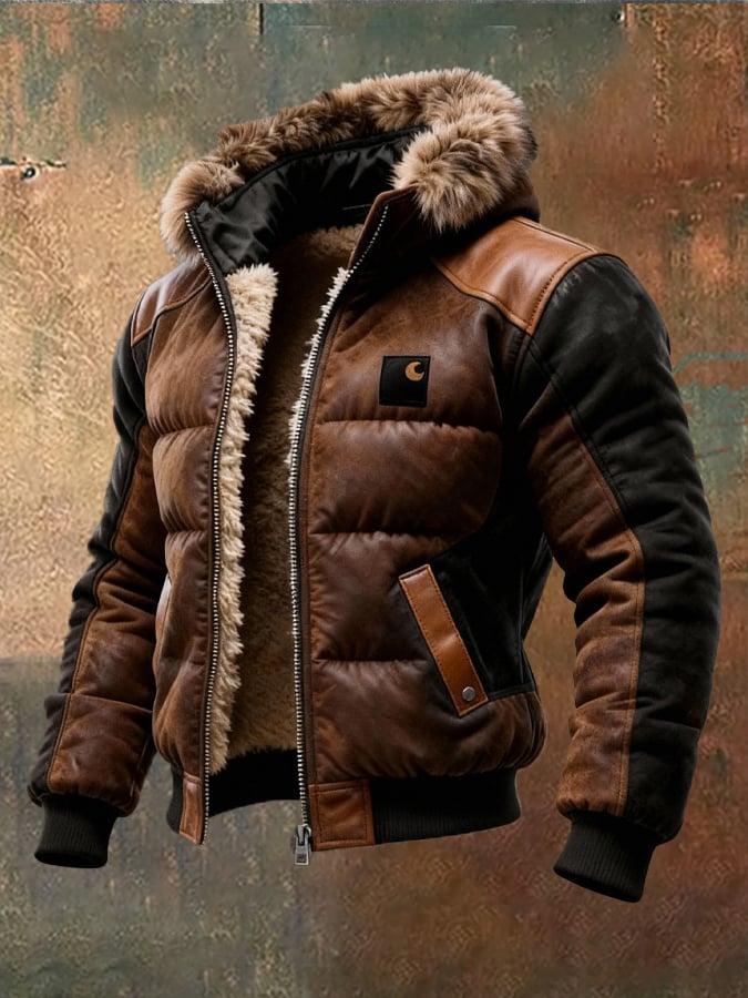 Patrik – Doppellagige, Wattierte Jacke Mit Kragen